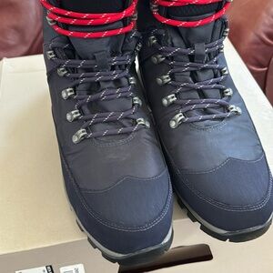 Hunter Boots Men's Men's Explorer Insulated Lace-Up Commando Boots, Black size11